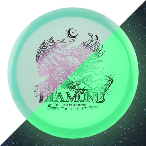 Latitude 64 Opto Moonshine Diamond - Disc Golf Glow Fairway Driver