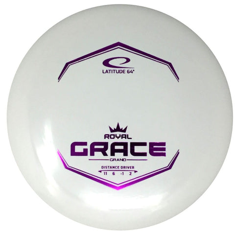 Latitude 64 Grace (Royal Grand - Lightweight Under 170g - White/Dyeable) Distance Driver