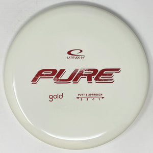 Latitude 64 Pure (Gold - White/Dyeable) Putt & Approach