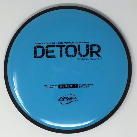 MVP Disc Sports Detour (Neutron - James Conrad) Midrange