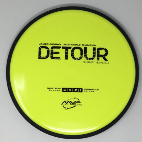 MVP Disc Sports Detour (Neutron - James Conrad) Midrange