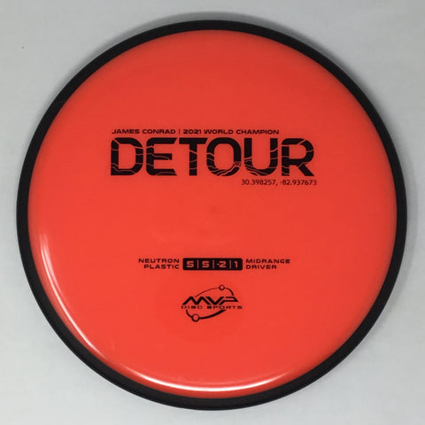 MVP Disc Sports Detour (Neutron - James Conrad) Midrange
