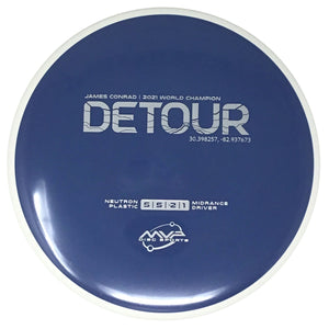 MVP Disc Sports Detour (Neutron - James Conrad Project Lab Coat) Midrange