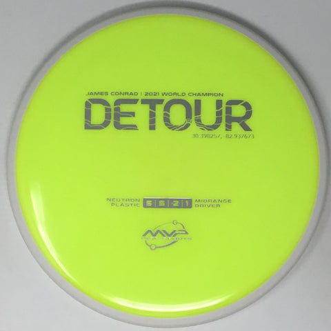 MVP Disc Sports Detour (Neutron - James Conrad Project Lab Coat) Midrange
