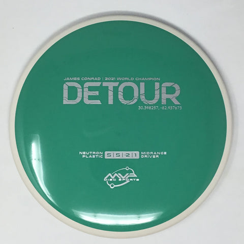 MVP Disc Sports Detour (Neutron - James Conrad Project Lab Coat) Midrange
