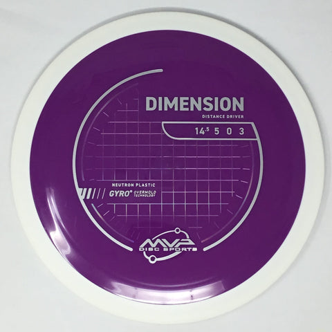 MVP Disc Sports Dimension (Neutron - Project Lab Coat) Distance Driver