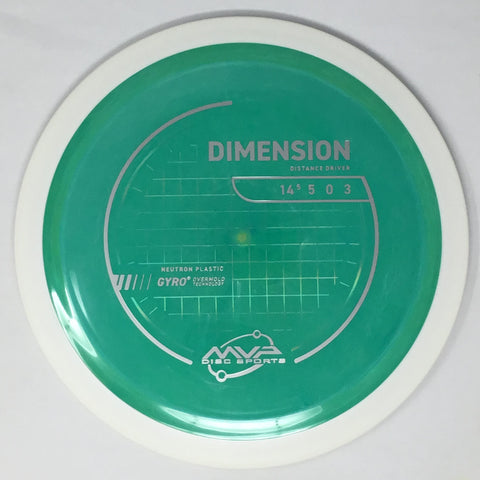 MVP Disc Sports Dimension (Neutron - Project Lab Coat) Distance Driver