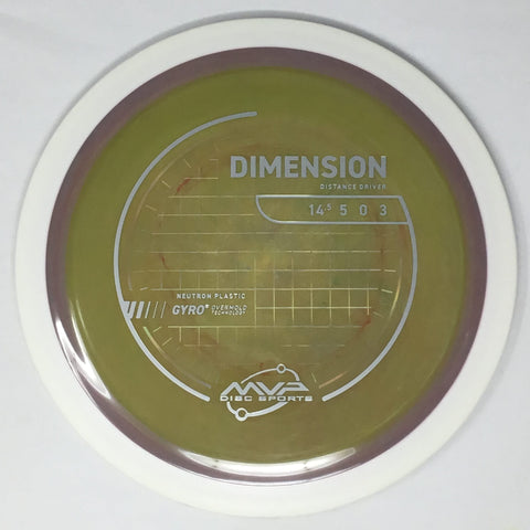 MVP Disc Sports Dimension (Neutron - Project Lab Coat) Distance Driver