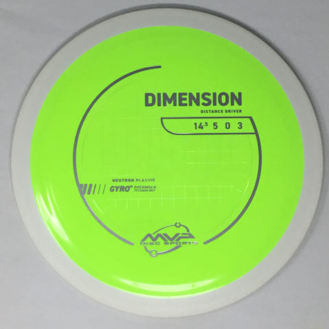 MVP Disc Sports Dimension (Neutron - Project Lab Coat) Distance Driver