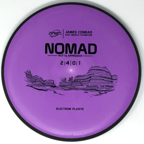 MVP Disc Sports Nomad (Electron, James Conrad 2021 World Champion) Putt & Approach