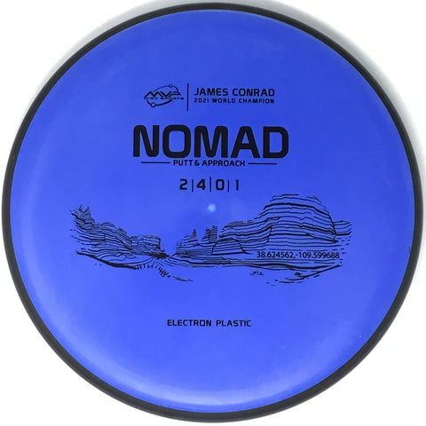 MVP Disc Sports Nomad (Electron, James Conrad 2021 World Champion) Putt & Approach
