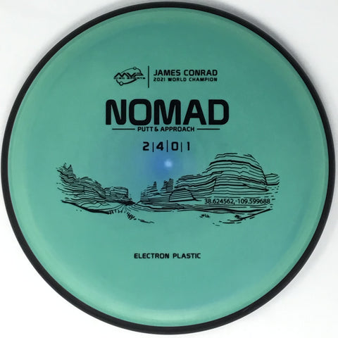MVP Disc Sports Nomad (Electron, James Conrad 2021 World Champion) Putt & Approach