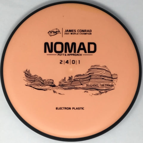 MVP Disc Sports Nomad (Electron, James Conrad 2021 World Champion) Putt & Approach