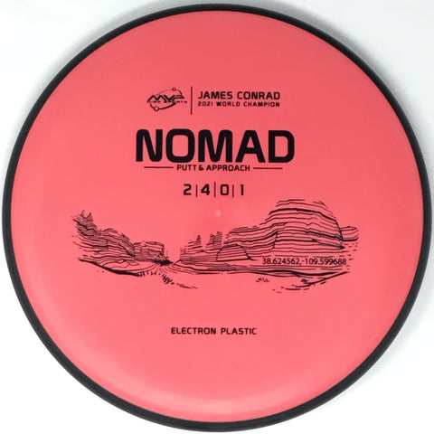 MVP Disc Sports Nomad (Electron, James Conrad 2021 World Champion) Putt & Approach