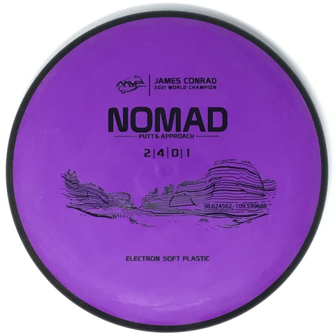 MVP Disc Sports Nomad (Electron Soft, James Conrad 2021 World Champion) Putt & Approach