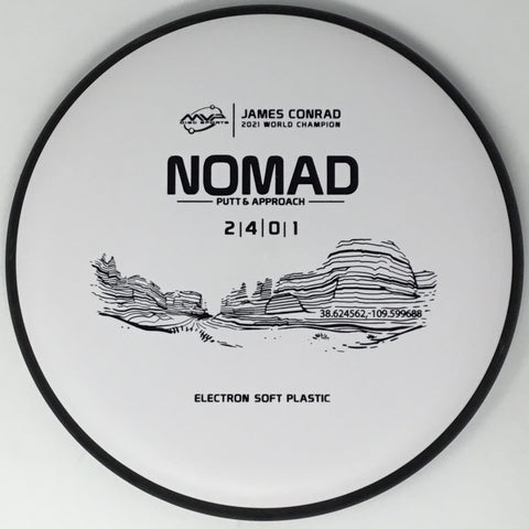 MVP Disc Sports Nomad (Electron Soft, James Conrad 2021 World Champion) Putt & Approach