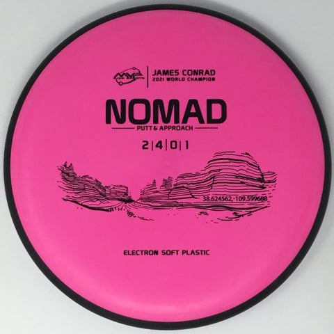 MVP Disc Sports Nomad (Electron Soft, James Conrad 2021 World Champion) Putt & Approach