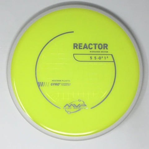MVP Disc Sports Reactor (Neutron - Project Lab Coat) Midrange