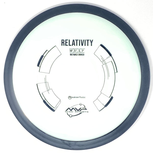 MVP Disc Sports Relativity (Neutron - White/Dyeable) Distance Driver