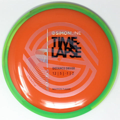 MVP Disc Sports Time-Lapse (Neutron Retooled - Simon Line Misprint) Distance Driver