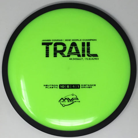 MVP Disc Sports Trail (Neutron - James Conrad Line) Distance Driver