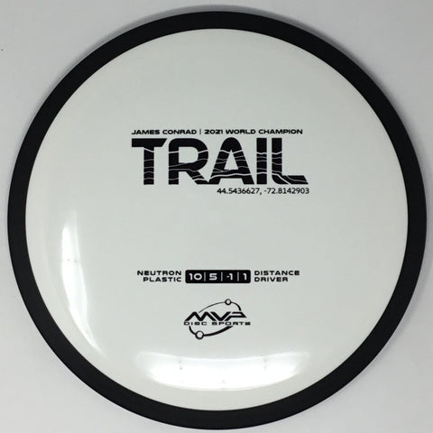 MVP Disc Sports Trail (Neutron - James Conrad Line - White/Dyeable) Distance Driver