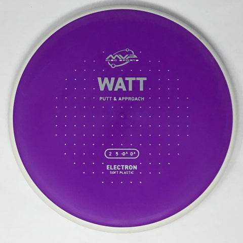 MVP Disc Sports Watt (Electron Soft - Project Lab Coat) Putt & Approach