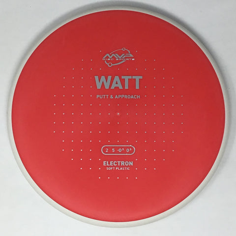 MVP Disc Sports Watt (Electron Soft - Project Lab Coat) Putt & Approach
