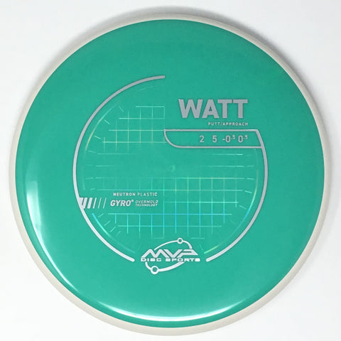MVP Disc Sports Watt (Neutron - Project Lab Coat) Putt & Approach