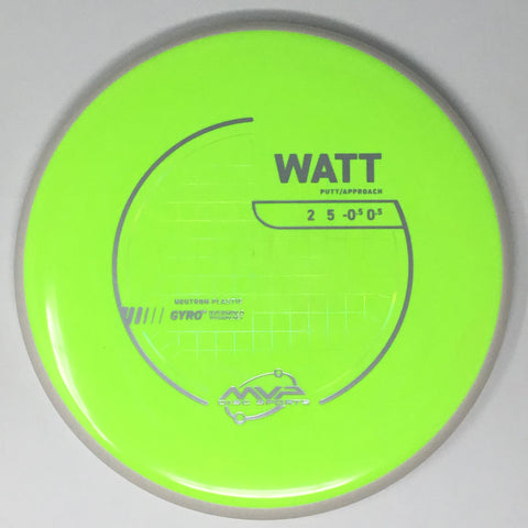 MVP Disc Sports Watt (Neutron - Project Lab Coat) Putt & Approach