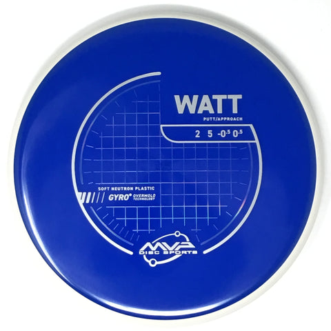 MVP Disc Sports Watt (Neutron Soft - Project Lab Coat) Putt & Approach