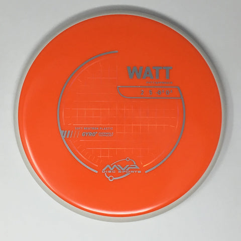 MVP Disc Sports Watt (Neutron Soft - Project Lab Coat) Putt & Approach