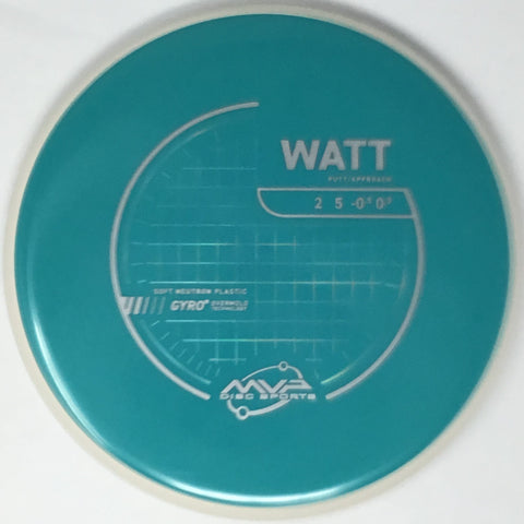 MVP Disc Sports Watt (Neutron Soft - Project Lab Coat) Putt & Approach