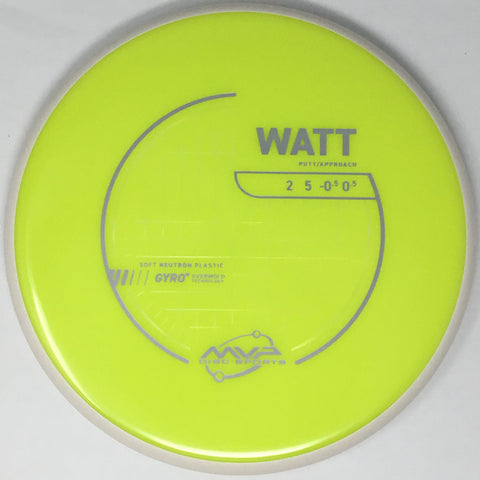 MVP Disc Sports Watt (Neutron Soft - Project Lab Coat) Putt & Approach
