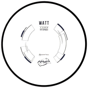 MVP Disc Sports Watt (Neutron - White/Dyeable) Putt & Approach