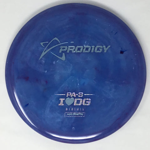 Prodigy Prodigy PA-3 400 Fractal - "I Love Disc Golf" Disc Golf Day 2026 Stamp Putt & Approach