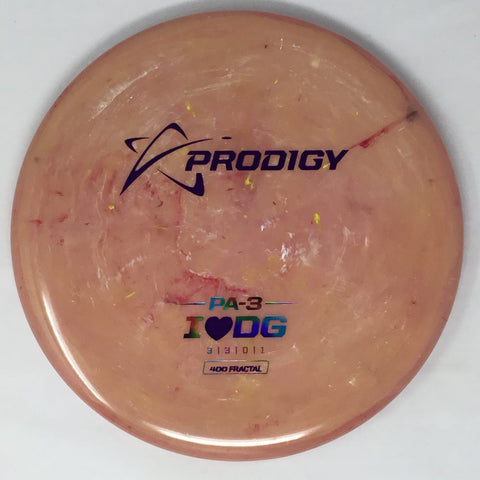 Prodigy Prodigy PA-3 400 Fractal - "I Love Disc Golf" Disc Golf Day 2026 Stamp Putt & Approach