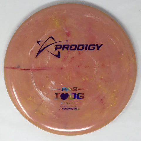 Prodigy Prodigy PA-3 400 Fractal - "I Love Disc Golf" Disc Golf Day 2026 Stamp Putt & Approach