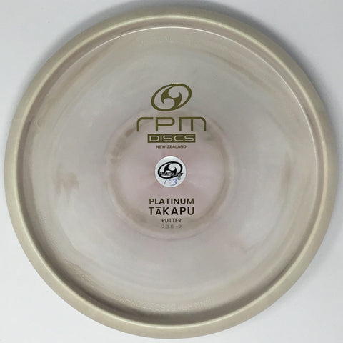 RPM Discs Takapu (Platinum - Bottom Stamped) Putt & Approach