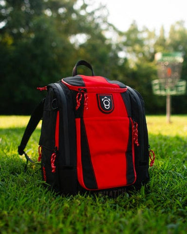 Squatch Disc Golf Squatch Disc Golf Bag (Drew Gibson Lore 2.0 Bag with Cooler, 28+ Disc Capacity) Bag