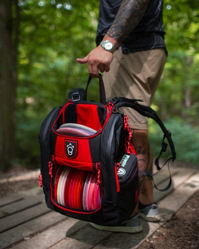 Squatch Disc Golf Squatch Disc Golf Bag (Drew Gibson Lore 2.0 Bag with Cooler, 28+ Disc Capacity) Bag