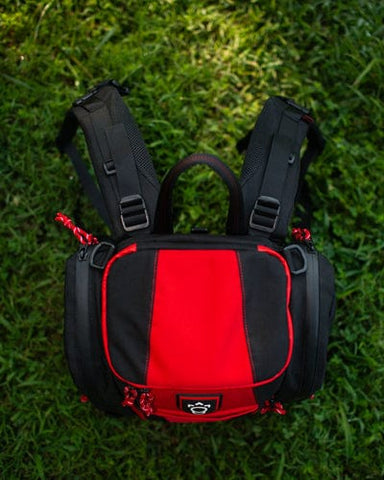 Squatch Disc Golf Squatch Disc Golf Bag (Drew Gibson Lore 2.0 Bag with Cooler, 28+ Disc Capacity) Bag