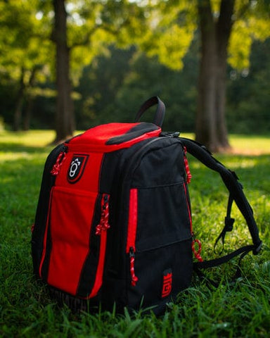 Squatch Disc Golf Squatch Disc Golf Bag (Drew Gibson Lore 2.0 Bag with Cooler, 28+ Disc Capacity) Bag