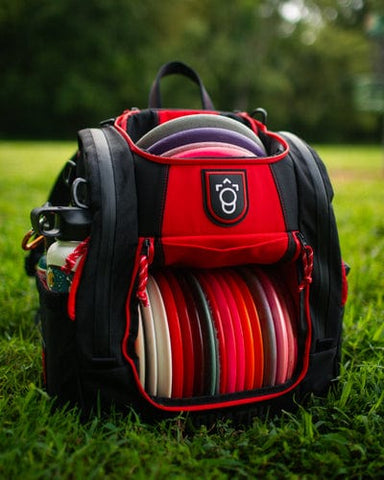 Squatch Disc Golf Squatch Disc Golf Bag (Drew Gibson Lore 2.0 Bag with Cooler, 28+ Disc Capacity) Bag