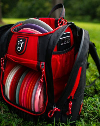 Squatch Disc Golf Squatch Disc Golf Bag (Drew Gibson Lore 2.0 Bag with Cooler, 28+ Disc Capacity) Bag