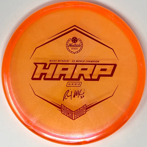 Westside Discs Harp (VIP Ice Glimmer - Ricky "Sockibomb" Wysocki) Putt & Approach
