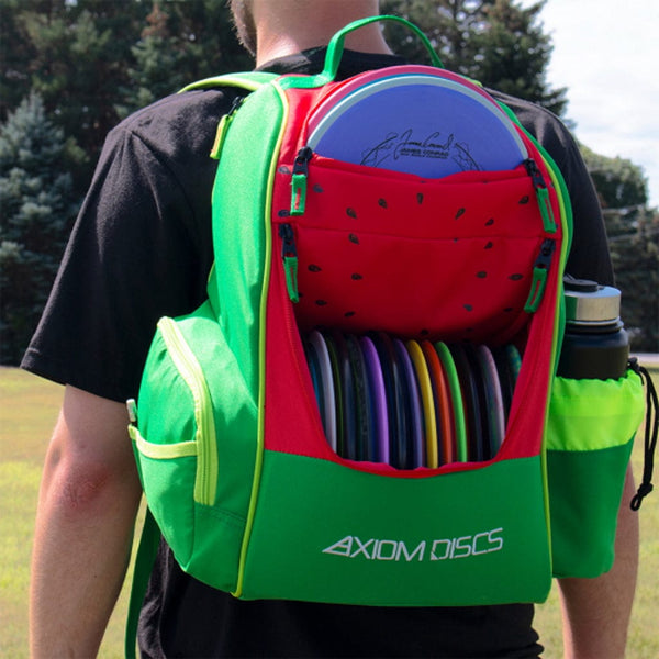 Axiom Axiom Disc Golf Bag (Axiom Shuttle Watermelon Edition, 18 - 24 Disc Capacity) Bag