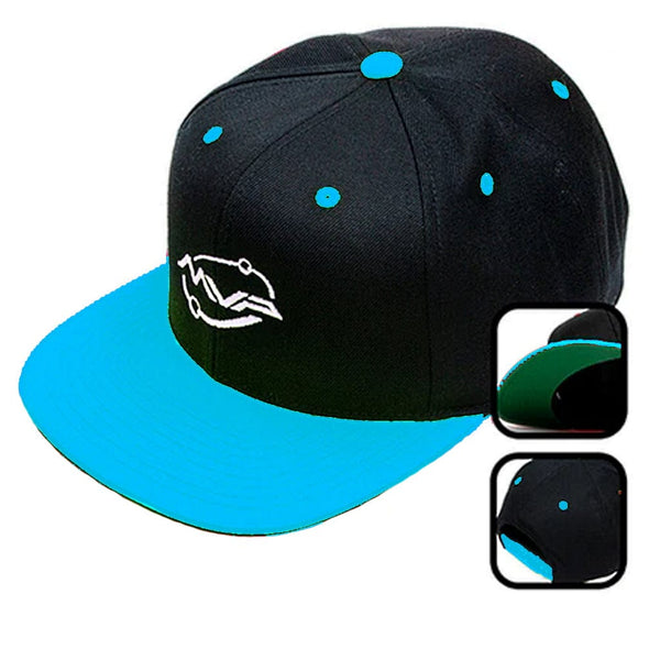 MVP Orbital Logo Snapback Two-Tone Flat Bill Hat