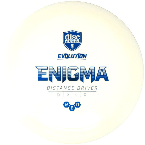 Discmania Enigma (Evolution Neo, White/Dyeable) Distance Driver