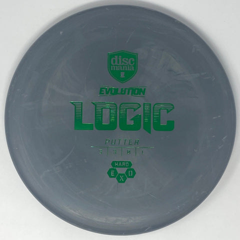 Disque De Golf Discmania Tactic Exo Hard Gris Clair, Timbre Violet, 176g - Neuf